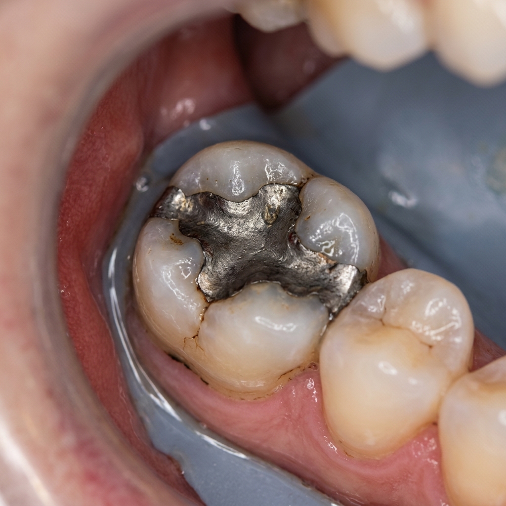 White Fillings Before