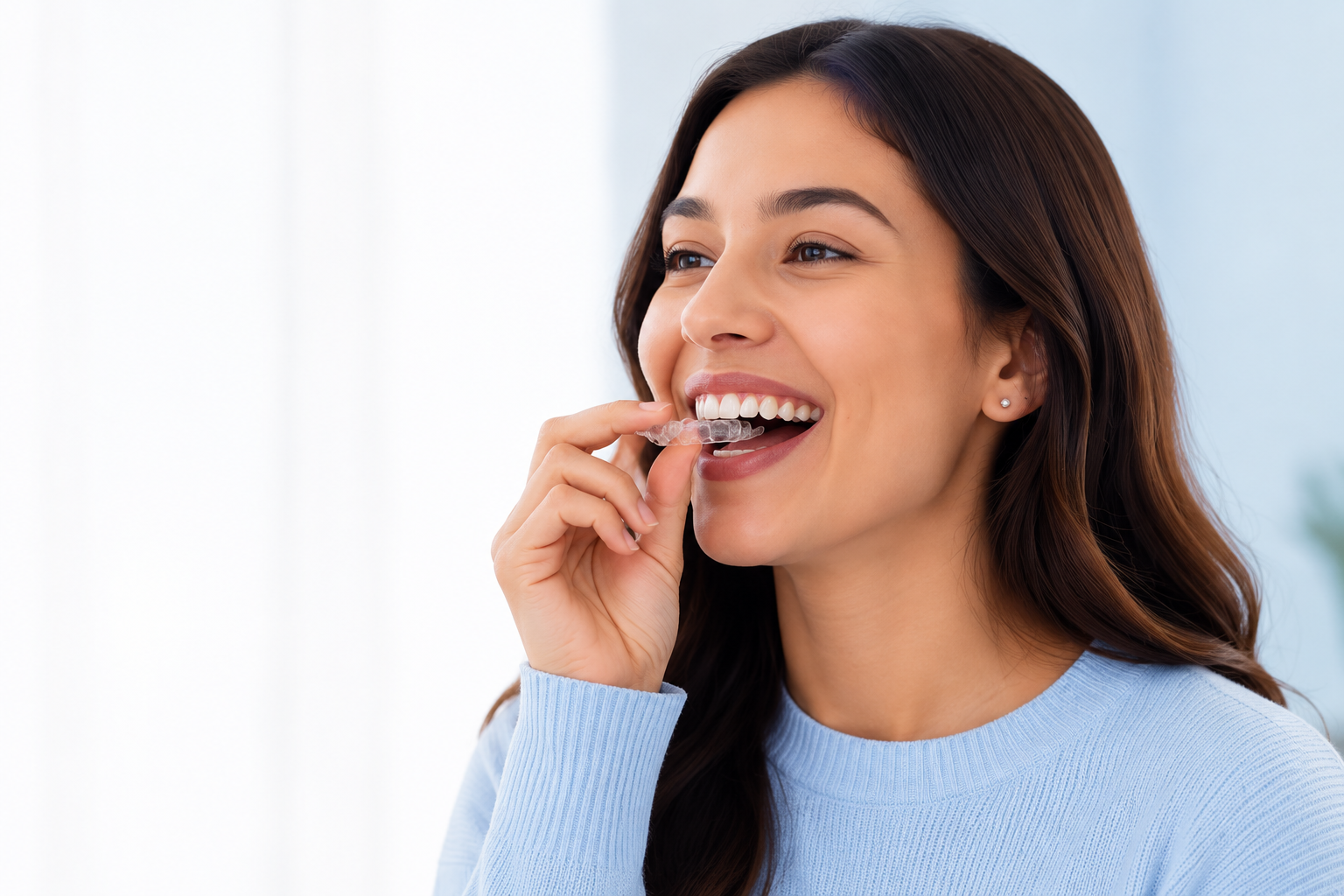 Happy smiling patient at Shine & Smile Family Dental